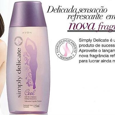 Sabonete íntimo Simply delicate Novo 125ml.