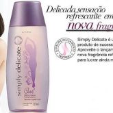 Sabonete íntimo Simply delicate Novo 125ml.